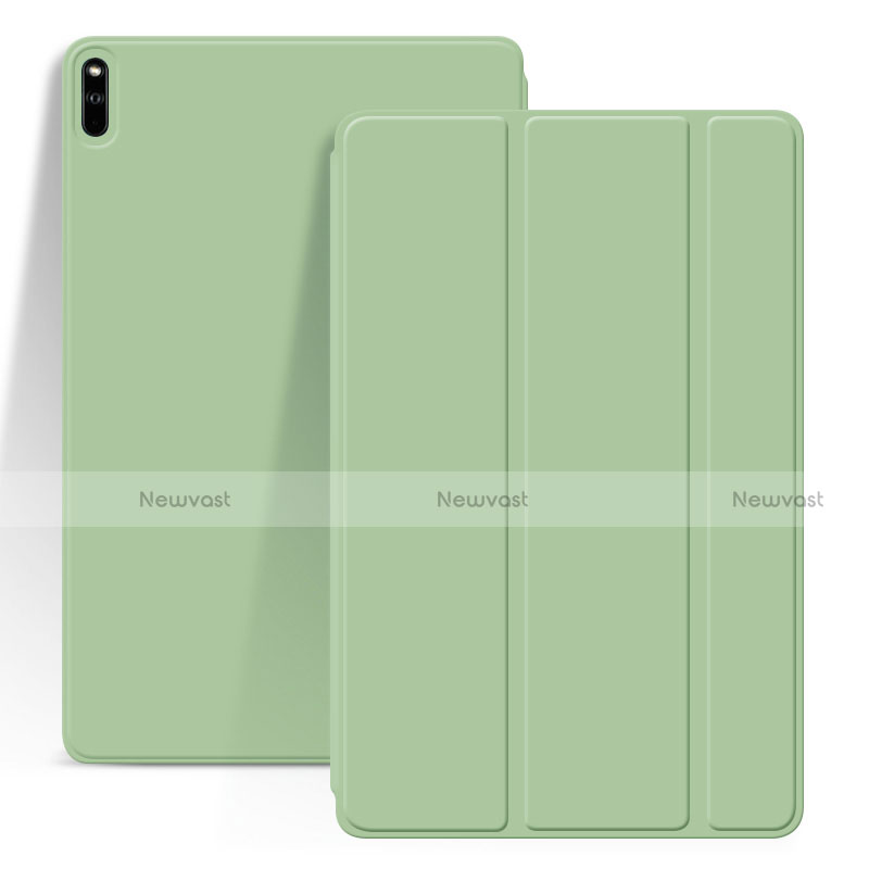 Leather Case Stands Flip Cover L03 Holder for Huawei MatePad Pro Matcha Green