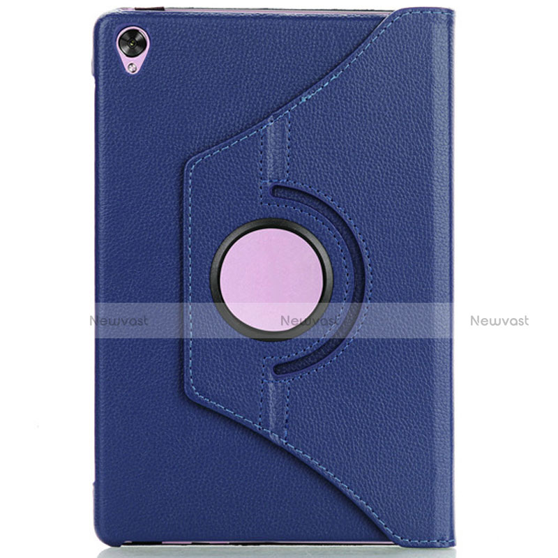 Leather Case Stands Flip Cover L03 Holder for Huawei MediaPad M6 8.4 Blue