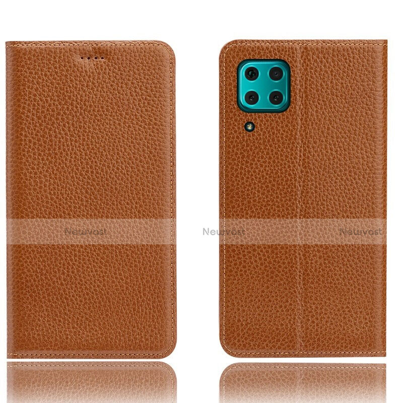 Leather Case Stands Flip Cover L03 Holder for Huawei Nova 6 SE