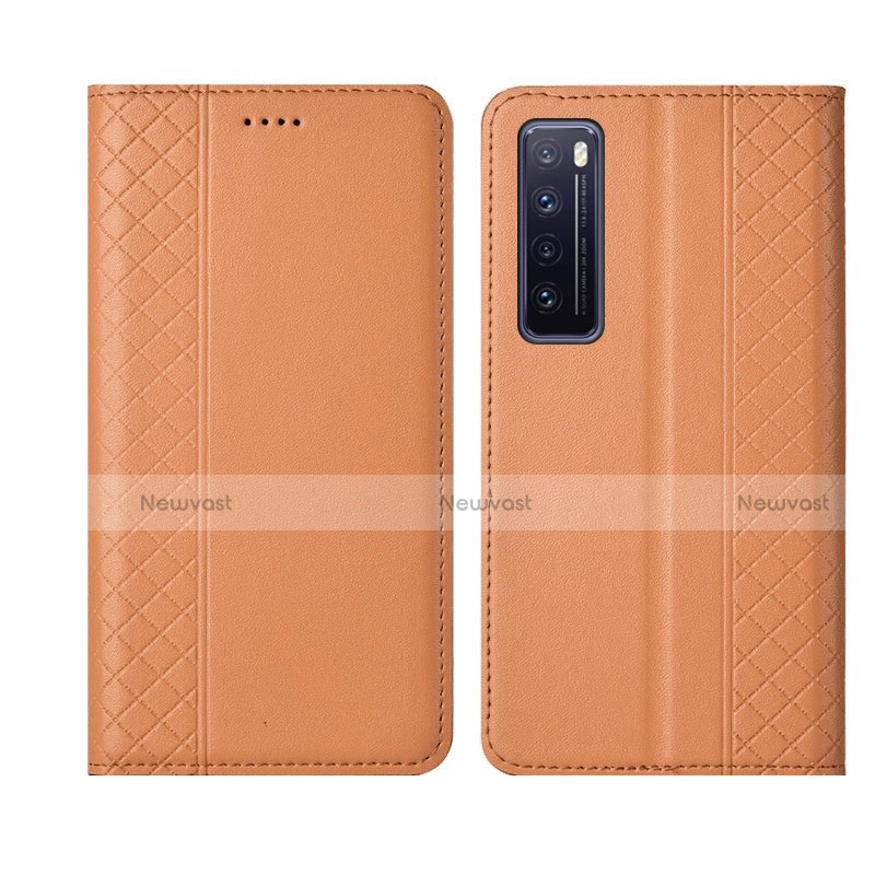 Leather Case Stands Flip Cover L03 Holder for Huawei Nova 7 5G