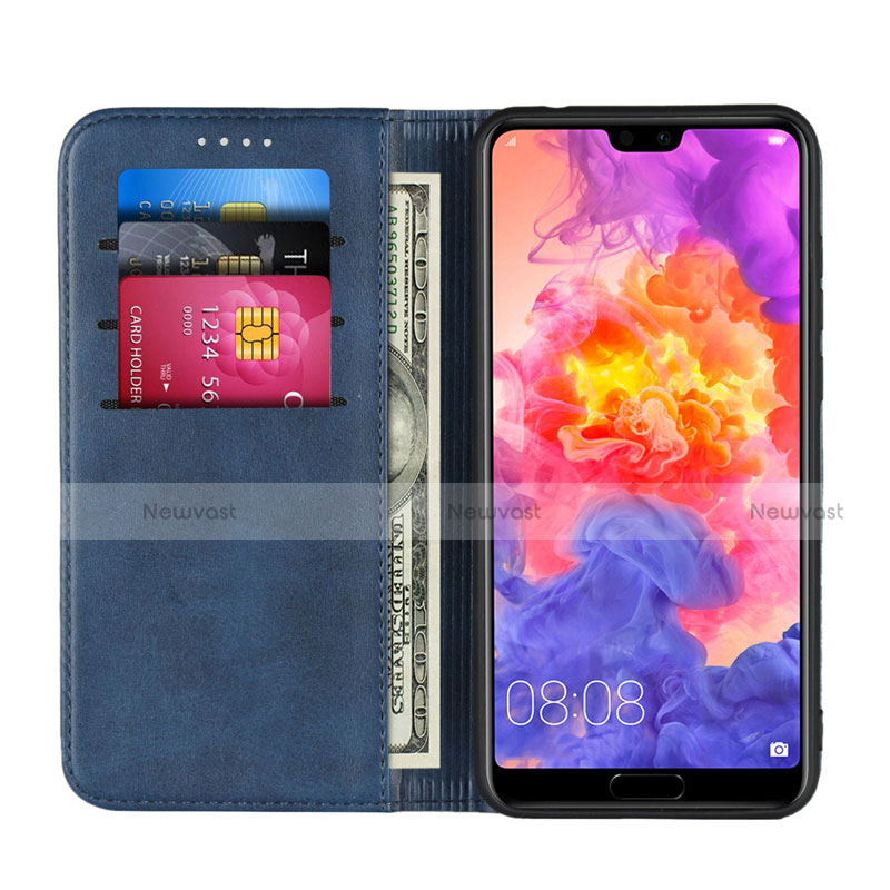 Leather Case Stands Flip Cover L03 Holder for Huawei P20 Pro