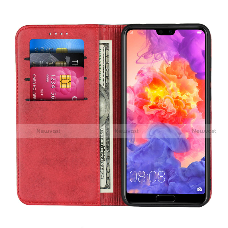 Leather Case Stands Flip Cover L03 Holder for Huawei P20 Pro