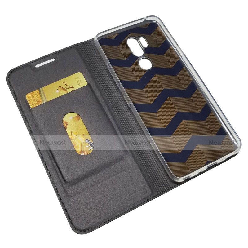 Leather Case Stands Flip Cover L03 Holder for LG G7