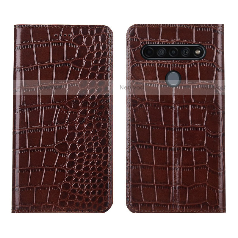 Leather Case Stands Flip Cover L03 Holder for LG K41S