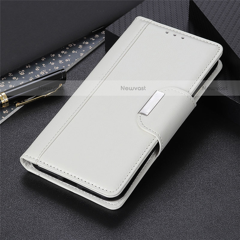 Leather Case Stands Flip Cover L03 Holder for LG Stylo 6 White