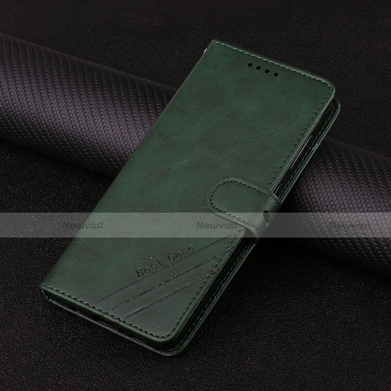 Leather Case Stands Flip Cover L03 Holder for Motorola Moto Edge 20 Pro 5G Green