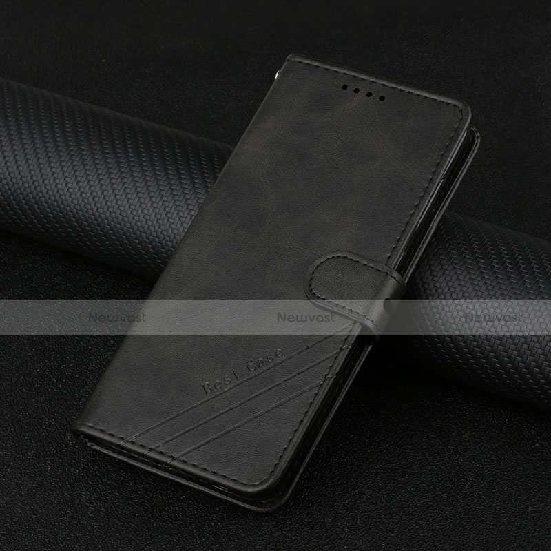 Leather Case Stands Flip Cover L03 Holder for Motorola Moto Edge S Pro 5G Black