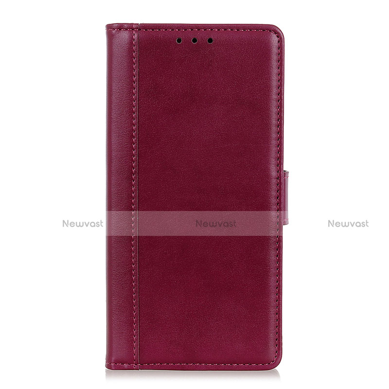 Leather Case Stands Flip Cover L03 Holder for Motorola Moto One Fusion Plus