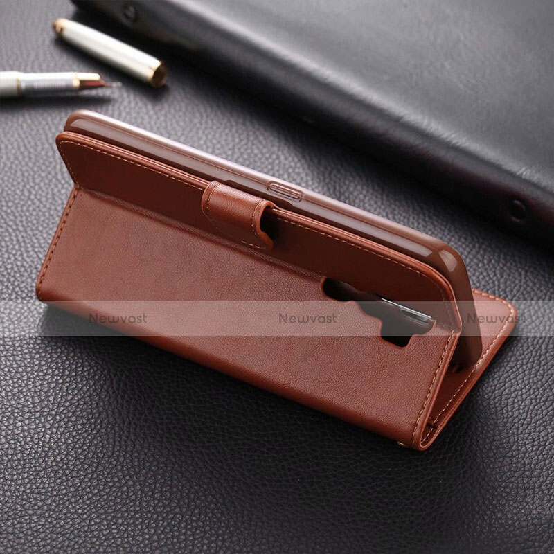 Leather Case Stands Flip Cover L03 Holder for Oppo A9 (2020)