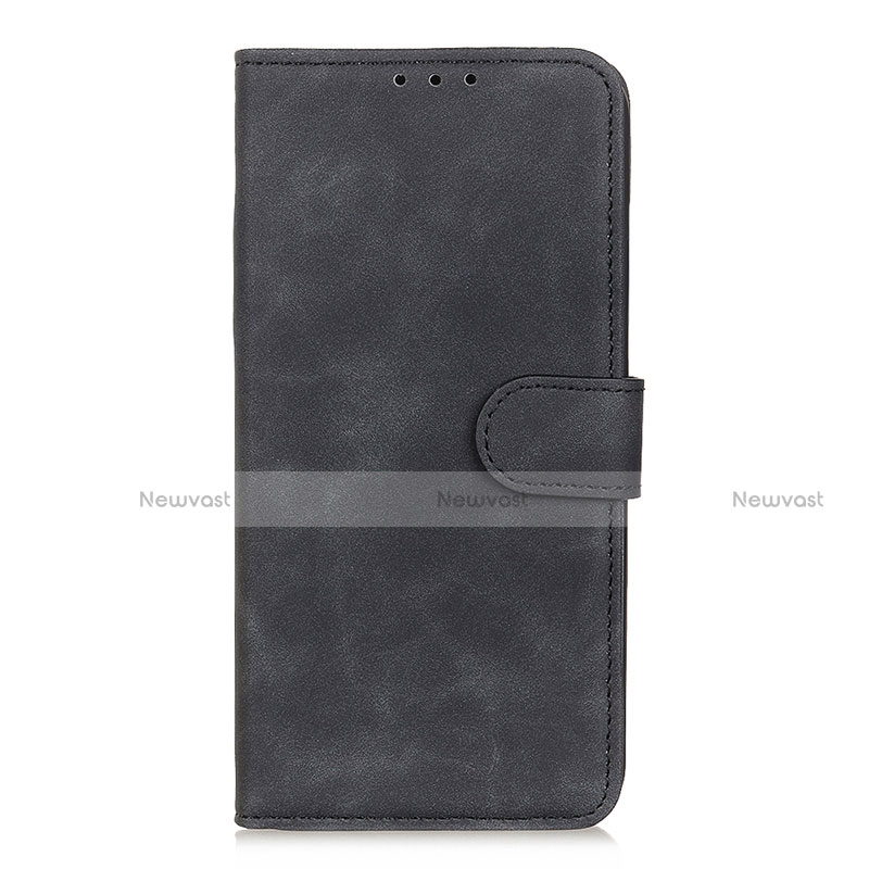 Leather Case Stands Flip Cover L03 Holder for Oppo A93 Black
