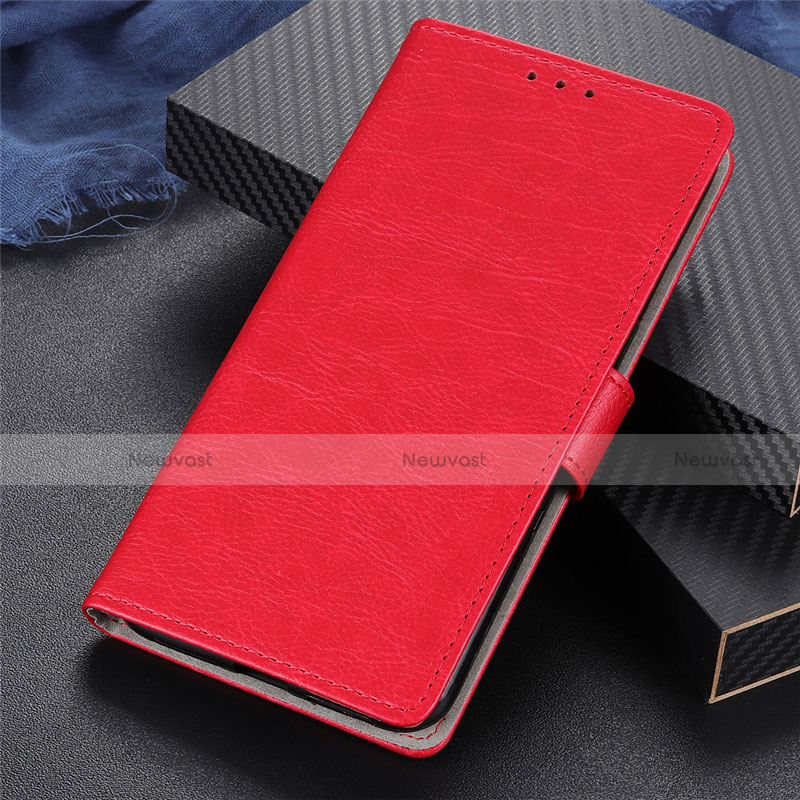 Leather Case Stands Flip Cover L03 Holder for Oppo Find X2 Pro Red