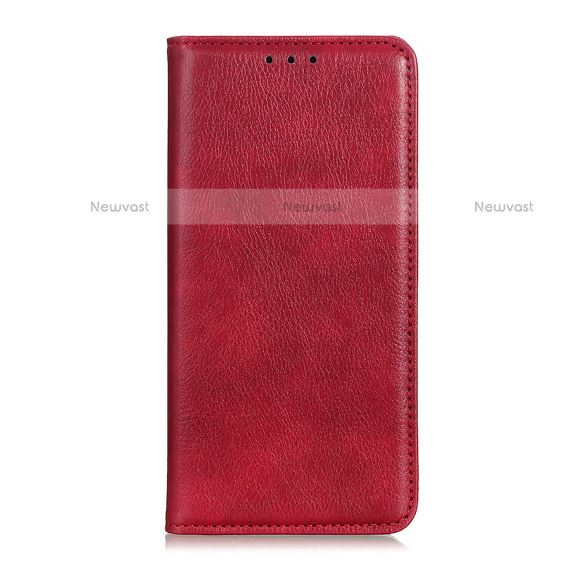 Leather Case Stands Flip Cover L03 Holder for Oppo Reno4 Pro 4G Red