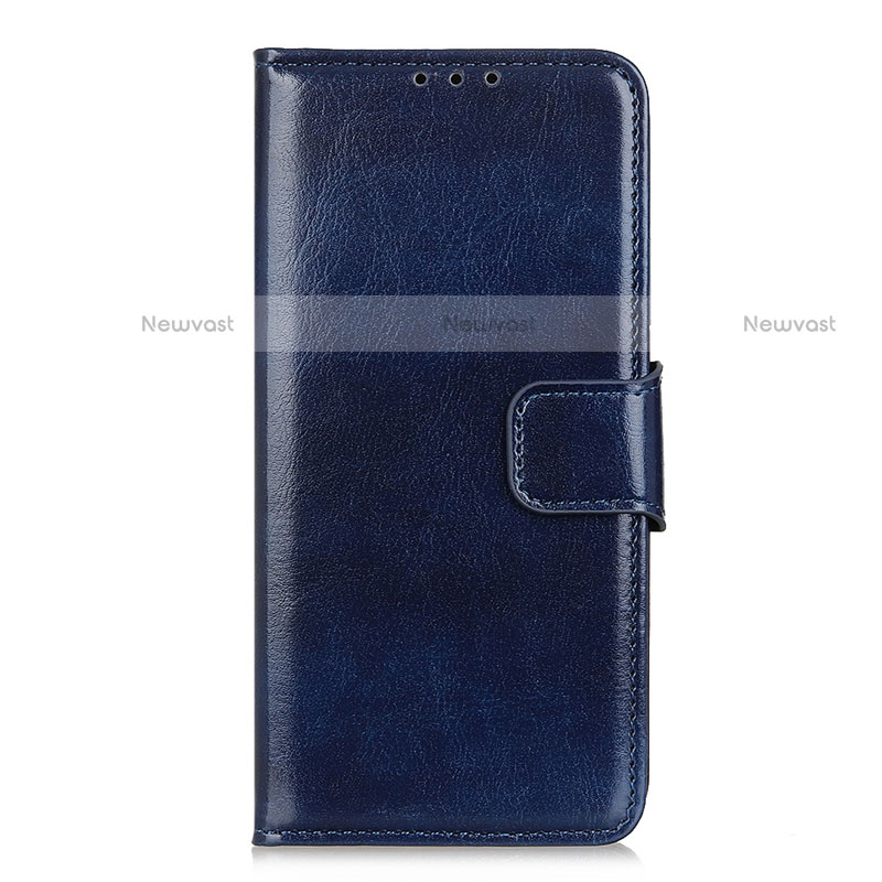 Leather Case Stands Flip Cover L03 Holder for Realme C11 Blue