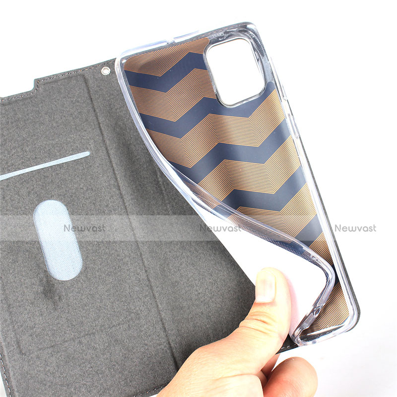 Leather Case Stands Flip Cover L03 Holder for Samsung Galaxy A51 4G