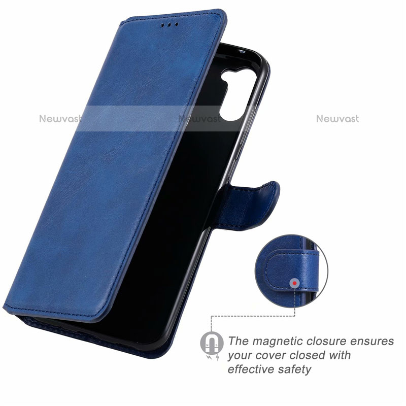 Leather Case Stands Flip Cover L03 Holder for Samsung Galaxy M11