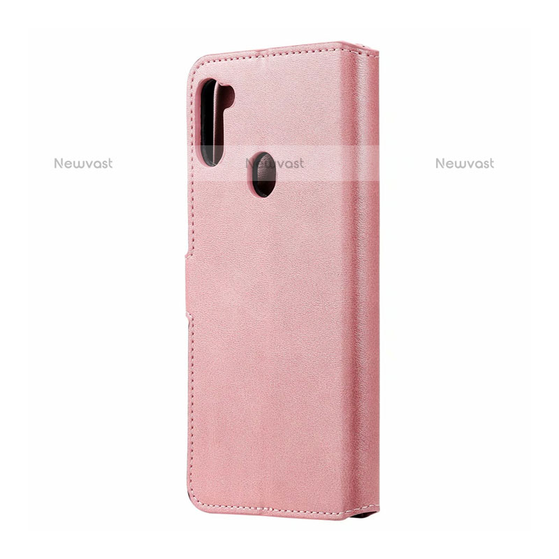 Leather Case Stands Flip Cover L03 Holder for Samsung Galaxy M11