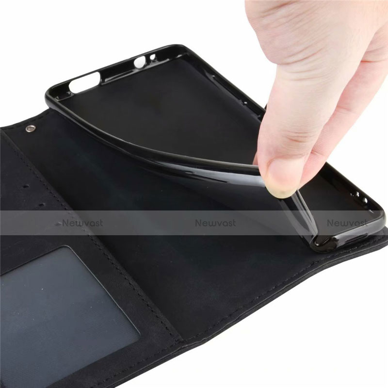 Leather Case Stands Flip Cover L03 Holder for Samsung Galaxy M21