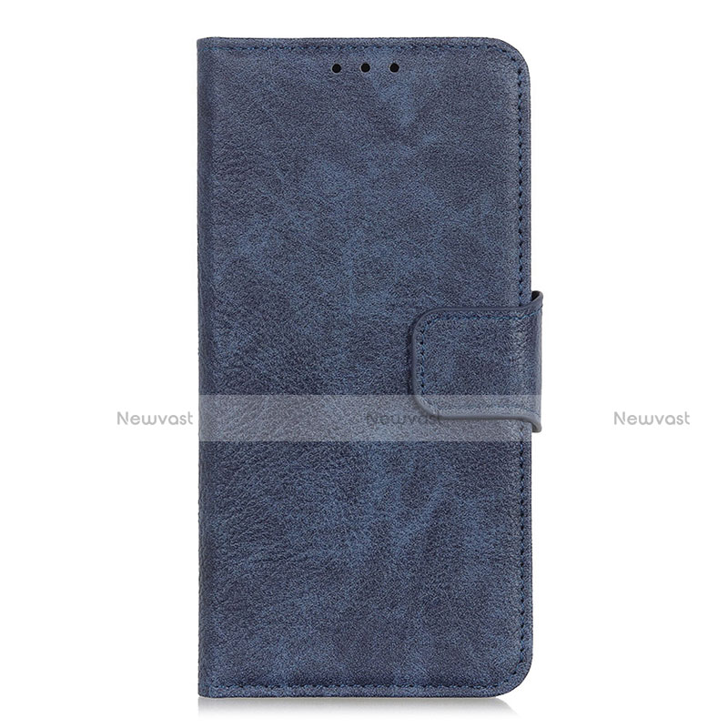 Leather Case Stands Flip Cover L03 Holder for Samsung Galaxy Note 20 5G Blue