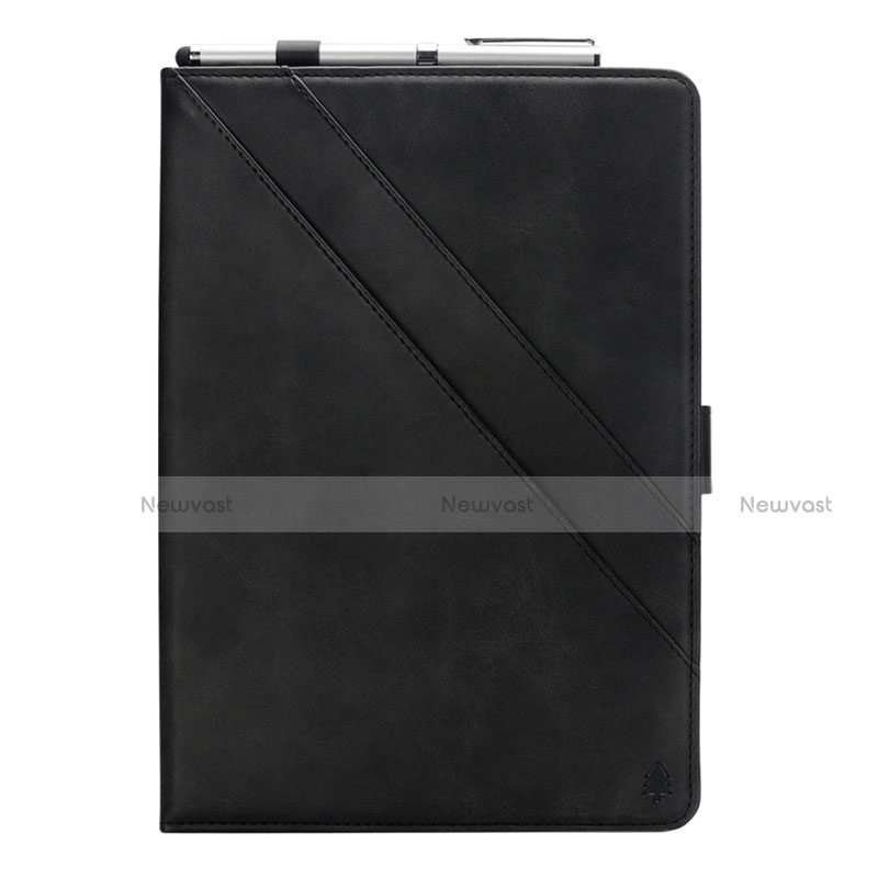 Leather Case Stands Flip Cover L03 Holder for Samsung Galaxy Tab S5e 4G 10.5 SM-T725 Black