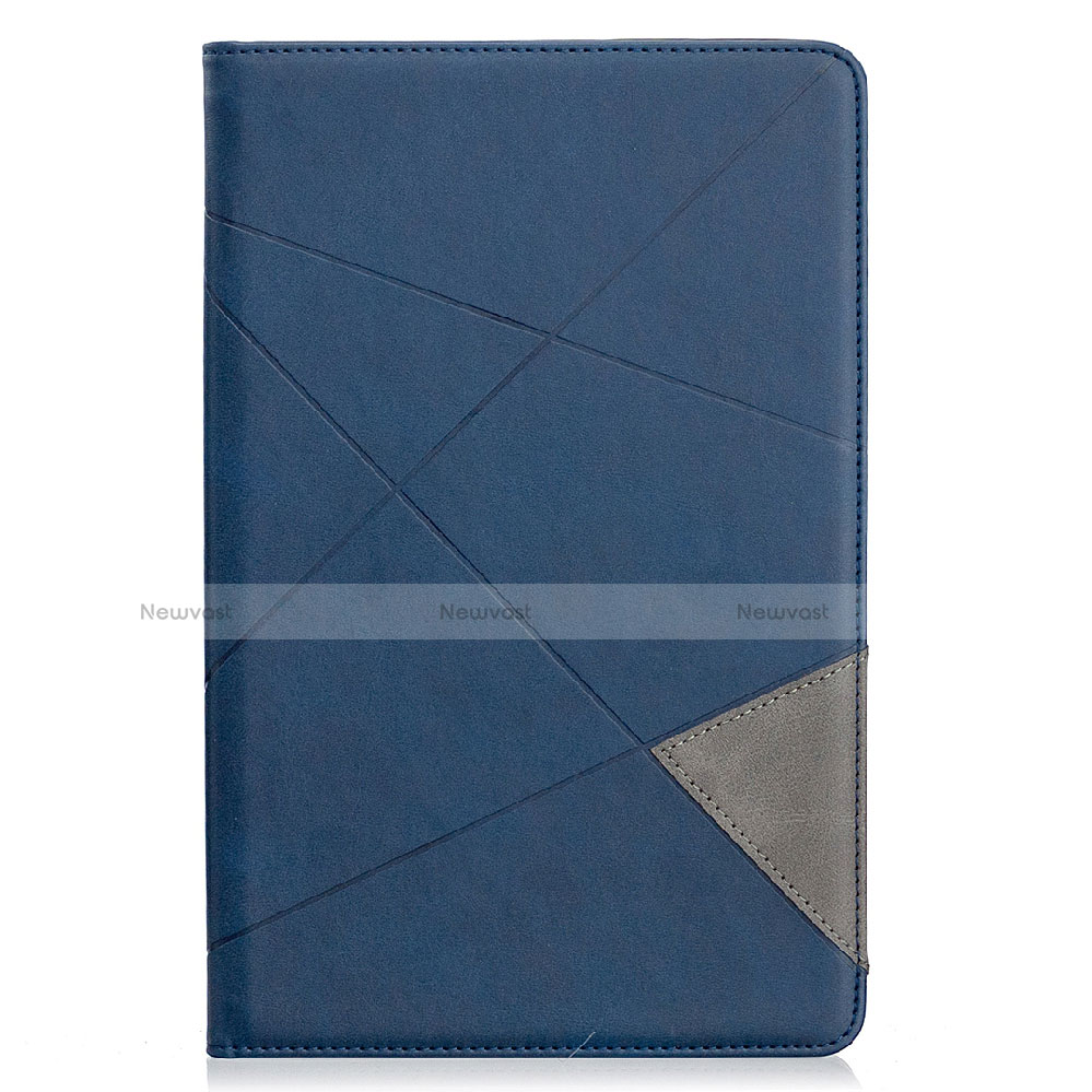 Leather Case Stands Flip Cover L03 Holder for Samsung Galaxy Tab S6 Lite 4G 10.4 SM-P615 Blue