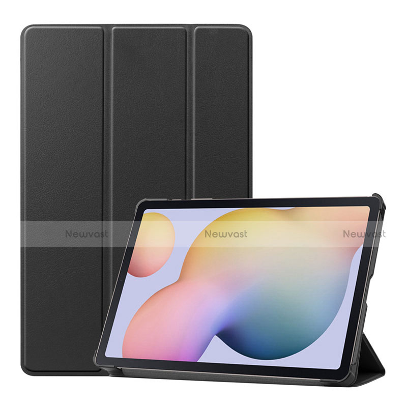 Leather Case Stands Flip Cover L03 Holder for Samsung Galaxy Tab S7 11 Wi-Fi SM-T870 Black