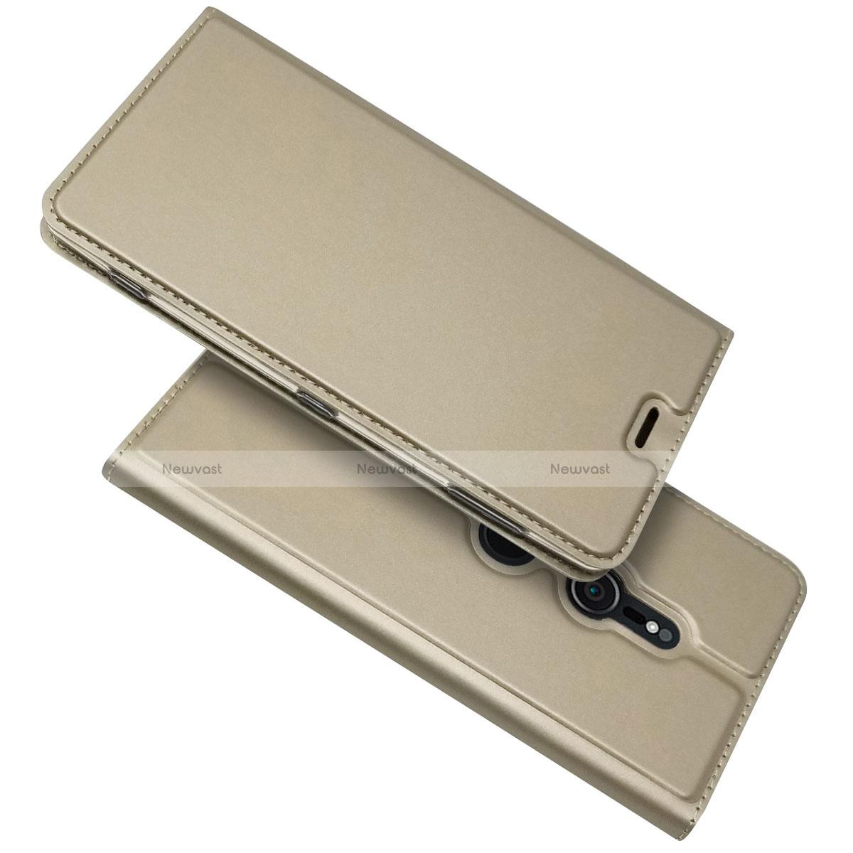 Leather Case Stands Flip Cover L03 Holder for Sony Xperia XZ2