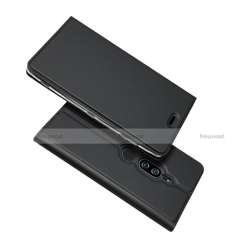 Leather Case Stands Flip Cover L03 Holder for Sony Xperia XZ2 Premium