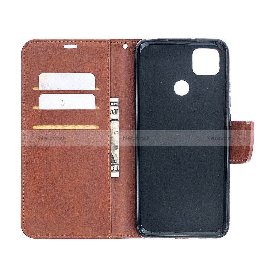 Leather Case Stands Flip Cover L03 Holder for Xiaomi Redmi 9 Activ