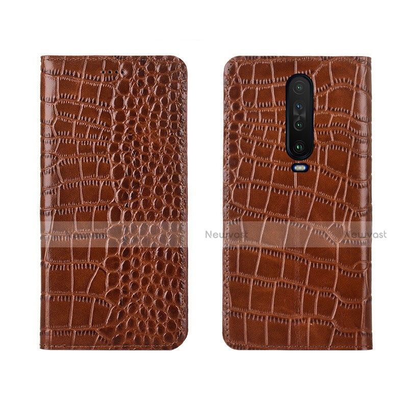 Leather Case Stands Flip Cover L03 Holder for Xiaomi Redmi K30 4G