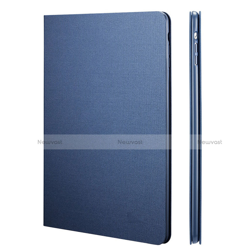 Leather Case Stands Flip Cover L04 for Apple iPad Mini 3 Blue