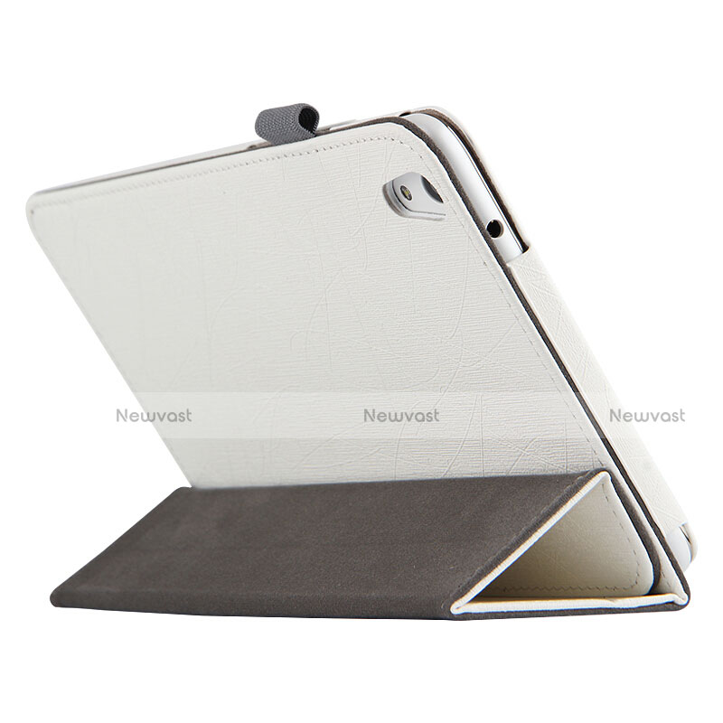 Leather Case Stands Flip Cover L04 for Huawei Honor Pad 2 White