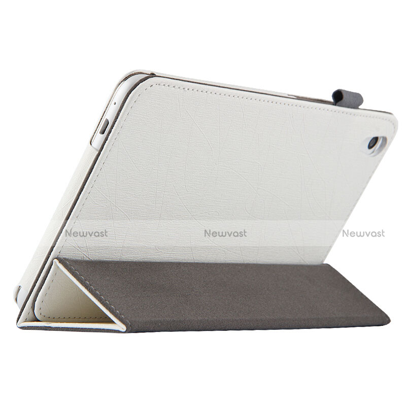 Leather Case Stands Flip Cover L04 for Huawei Honor Pad 2 White