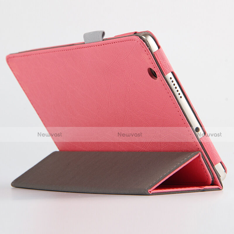 Leather Case Stands Flip Cover L04 for Huawei Mediapad M3 8.4 BTV-DL09 BTV-W09 Pink