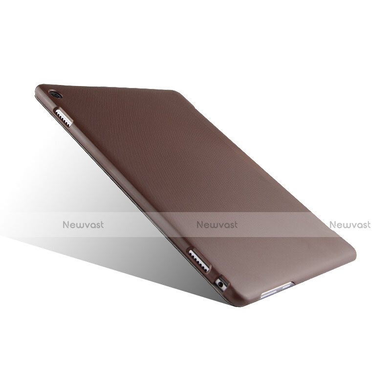 Leather Case Stands Flip Cover L04 for Huawei MediaPad M3 Lite 10.1 BAH-W09 Brown