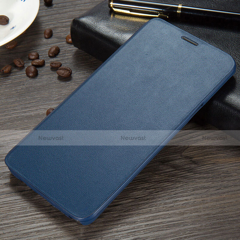 Leather Case Stands Flip Cover L04 for Samsung Galaxy Note 5 N9200 N920 N920F Blue