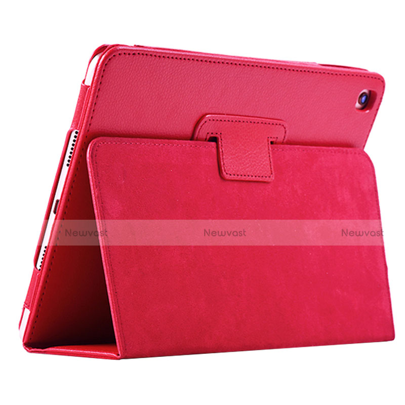 Leather Case Stands Flip Cover L04 Holder for Apple iPad 10.2 (2019) Red