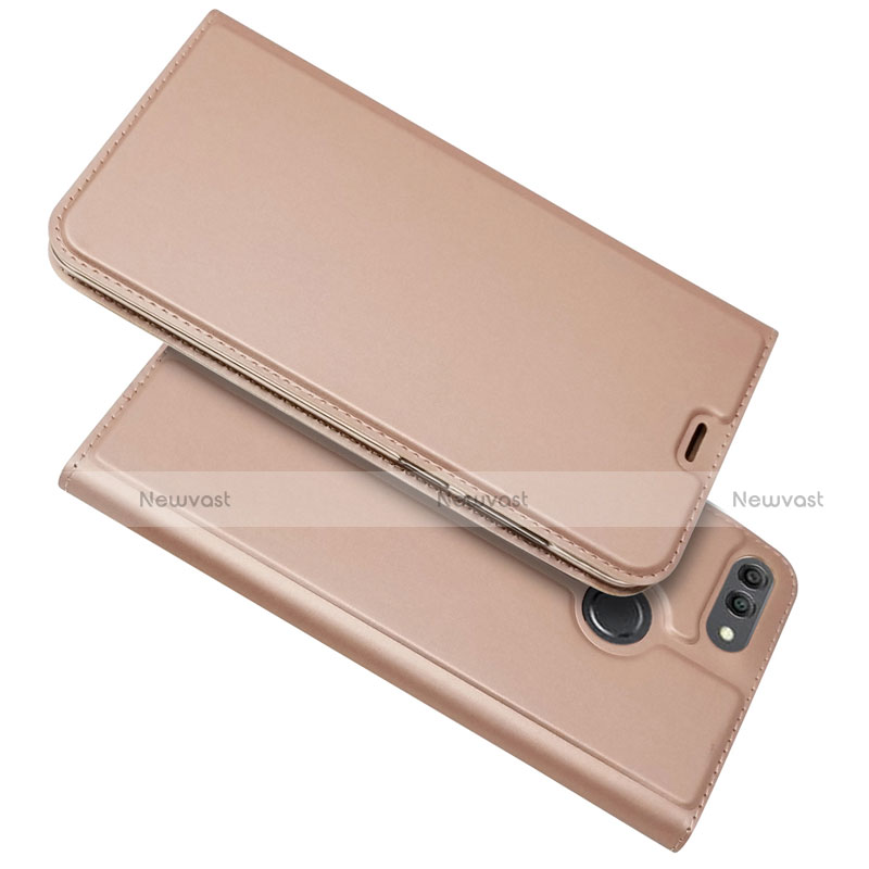 Leather Case Stands Flip Cover L04 Holder for Huawei Enjoy 8 Plus