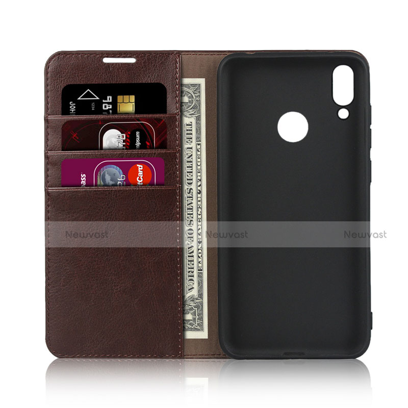 Leather Case Stands Flip Cover L04 Holder for Huawei Enjoy 9