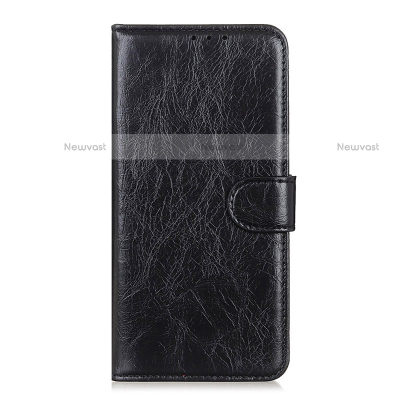 Leather Case Stands Flip Cover L04 Holder for Huawei Mate 40 Lite 5G Black