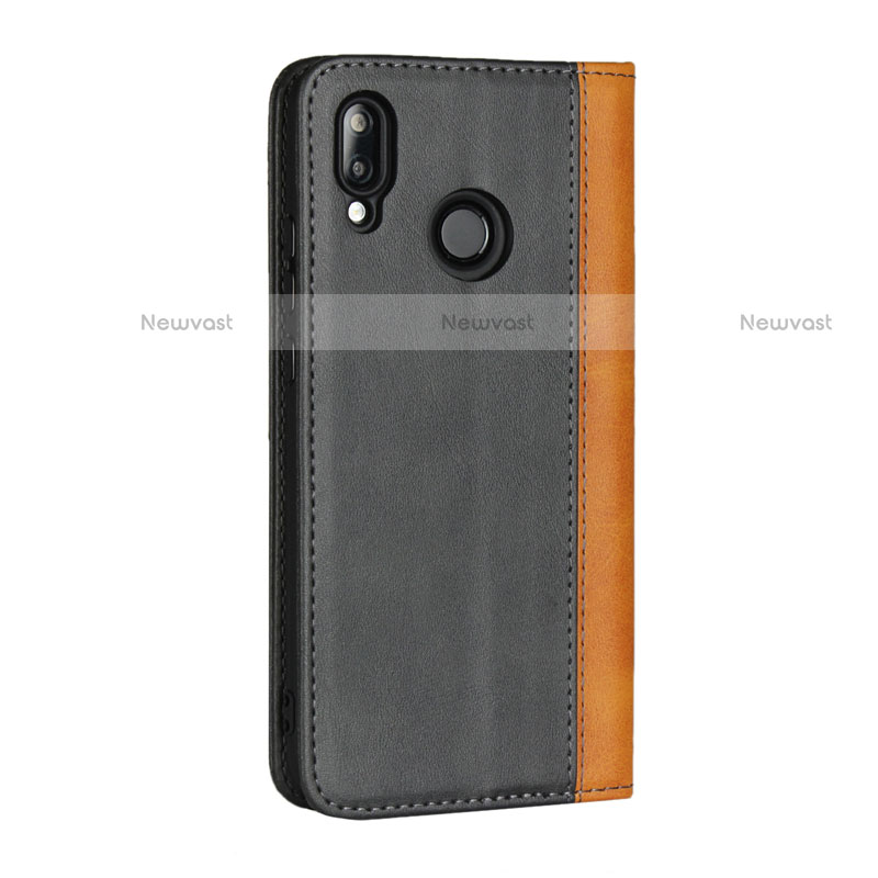 Leather Case Stands Flip Cover L04 Holder for Huawei P20 Lite