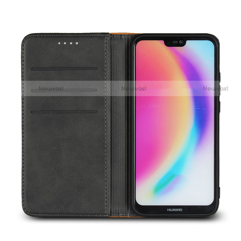 Leather Case Stands Flip Cover L04 Holder for Huawei P20 Lite