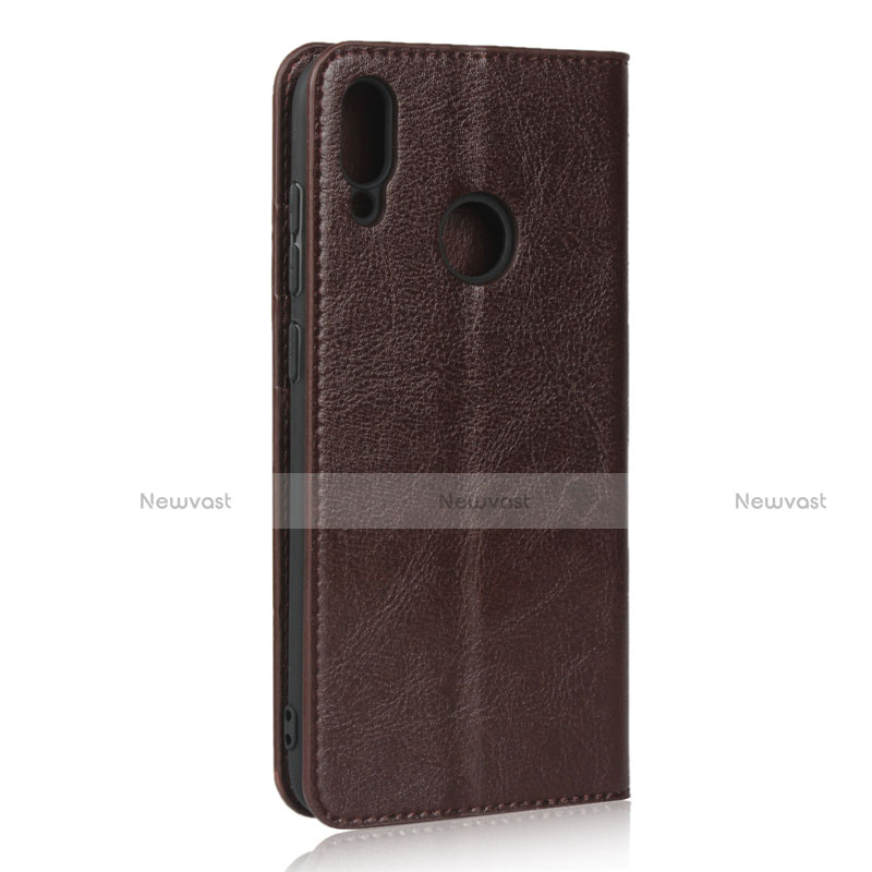 Leather Case Stands Flip Cover L04 Holder for Huawei Y7 (2019)