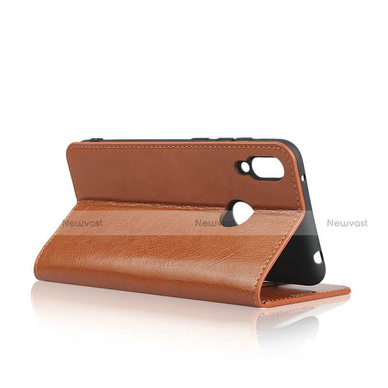 Leather Case Stands Flip Cover L04 Holder for Huawei Y7 Pro (2019)