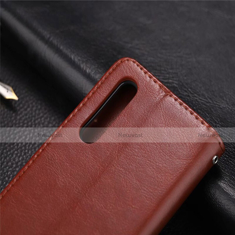 Leather Case Stands Flip Cover L04 Holder for Huawei Y9s