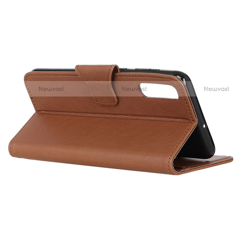 Leather Case Stands Flip Cover L04 Holder for LG Velvet 4G