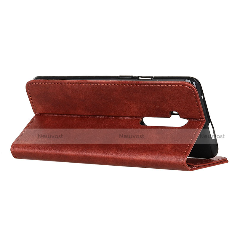 Leather Case Stands Flip Cover L04 Holder for OnePlus 7T Pro