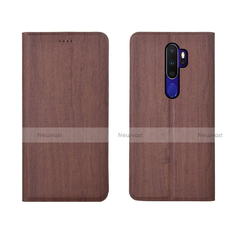 Leather Case Stands Flip Cover L04 Holder for Oppo A11