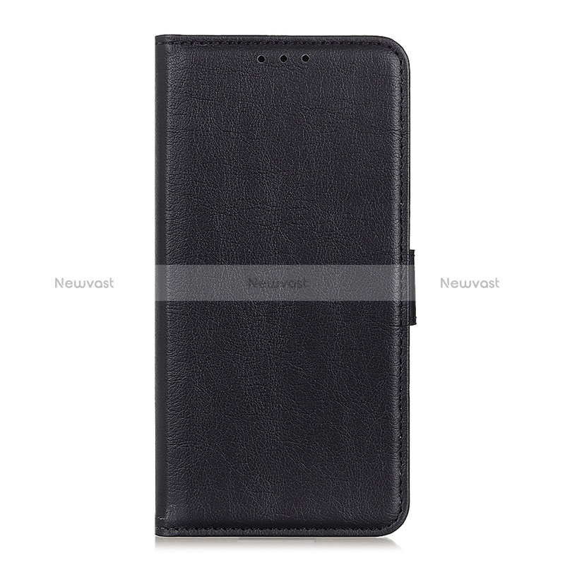 Leather Case Stands Flip Cover L04 Holder for Oppo A11s Black