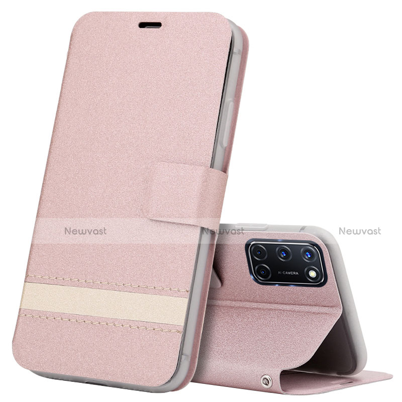 Leather Case Stands Flip Cover L04 Holder for Oppo A92