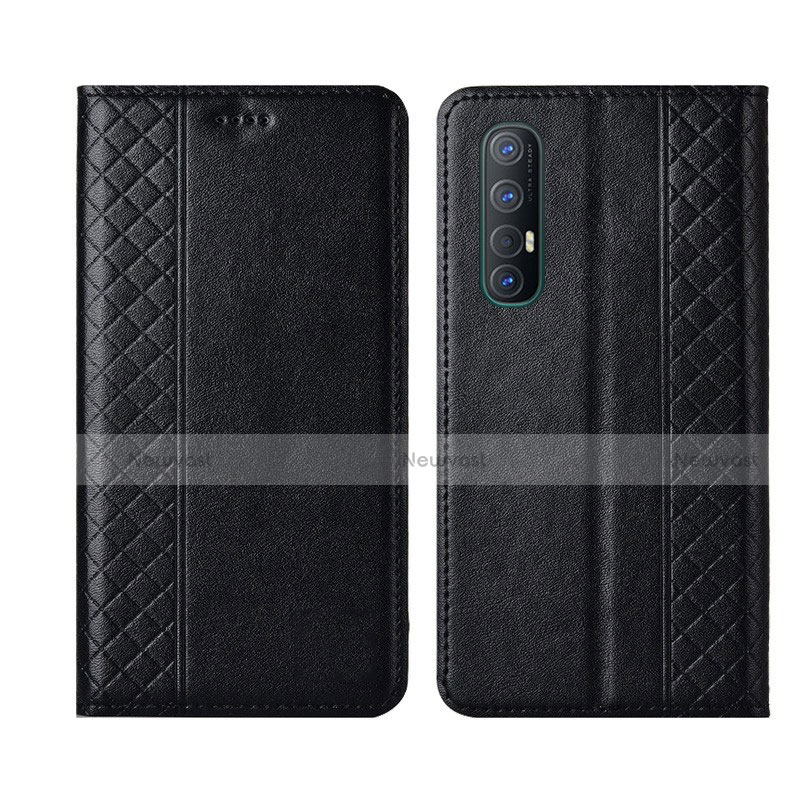 Leather Case Stands Flip Cover L04 Holder for Oppo Reno3 Pro